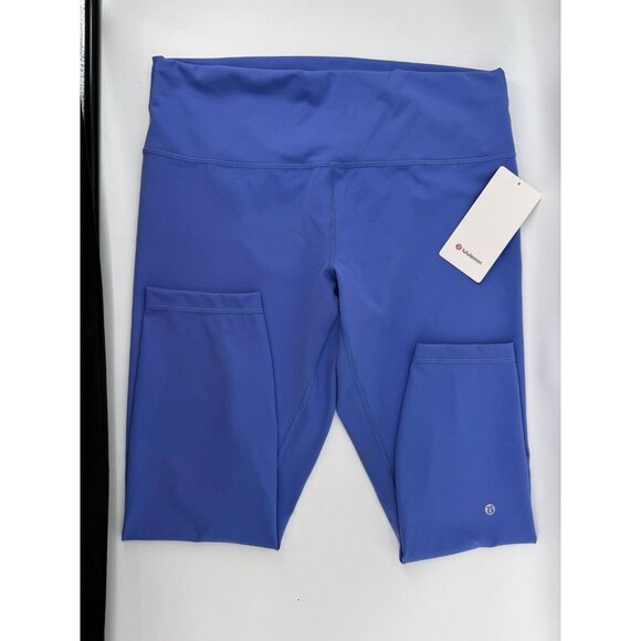 NWT Lululemon Wunder Train HR Tight with Pockets 25" - Wild Indigo / Size 16 - Picture 1 of 4